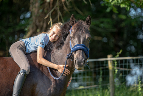 Chevaux pour enfant et complicité